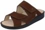 Finn comfort DANZIG-S heren slipper nubuck met klittenband cognac bruin - Thumbnail 2