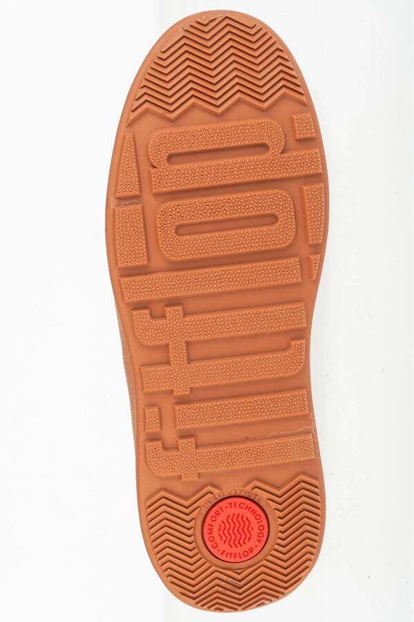 FitFlop F-mode Suede Flatform Zip Ankle Laarzen Oranje Vrouw - Foto 5