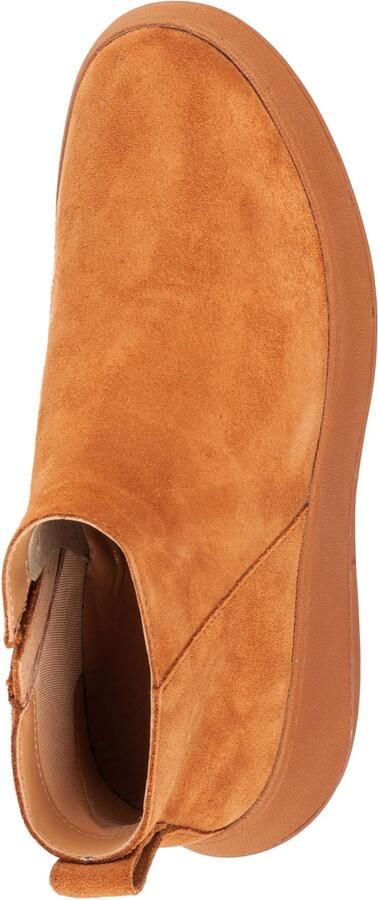 FitFlop F-mode Suede Flatform Zip Ankle Laarzen Oranje Vrouw - Foto 4