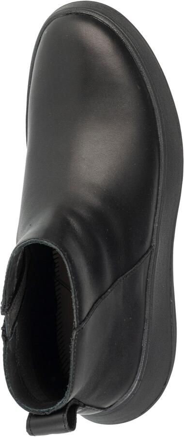 FitFlop F-mode Leather Flatform Zip Ankle Laarzen Zwart Vrouw - Foto 4