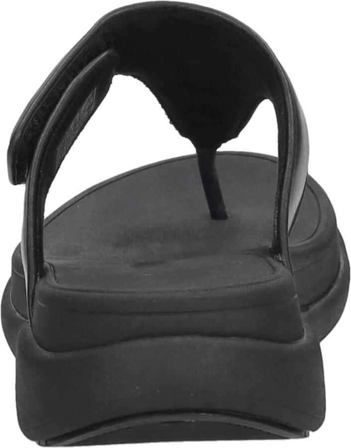 FitFlop F-Mode Go Adjustable Flatform Toe-Post Sandals -Slippers Vrouwen All Zwart - Foto 4