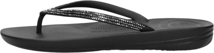 FITFLOP Teenslippers Dames Iqushion Sparkle Rubber Zwart - Foto 17