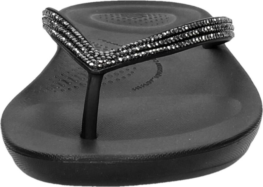 FITFLOP Teenslippers Dames Iqushion Sparkle Rubber Zwart - Foto 19