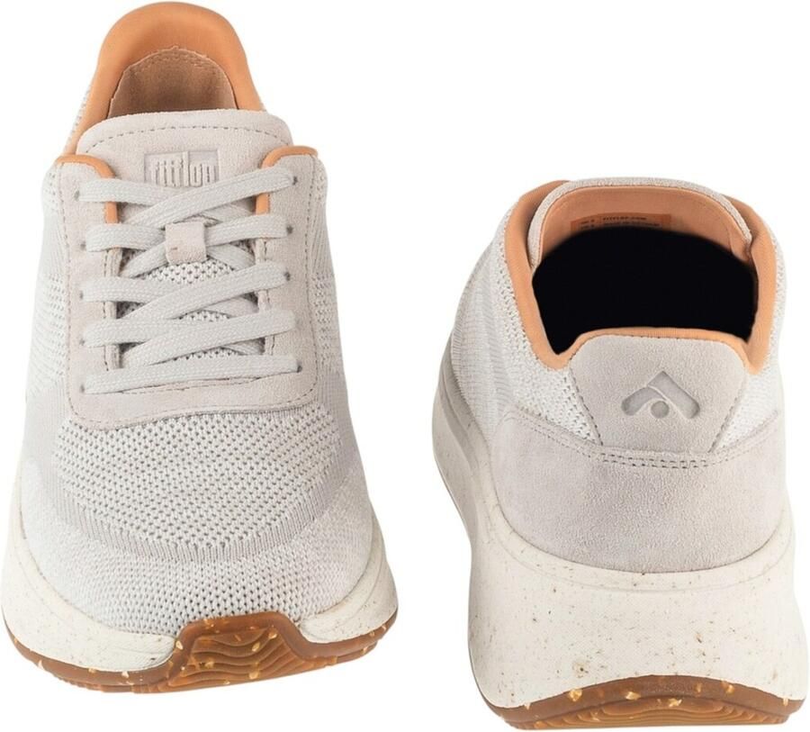 FitFlop F-mode E01 Knit Flatform Sneakers Grijs Vrouw - Foto 4