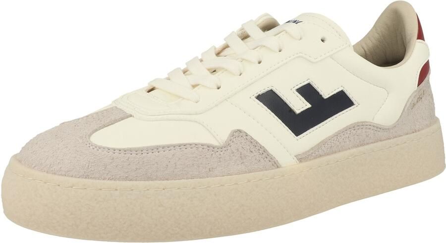 Flamingos' Life Sneakers laag 'Burela Bold' crème bordeaux zwart