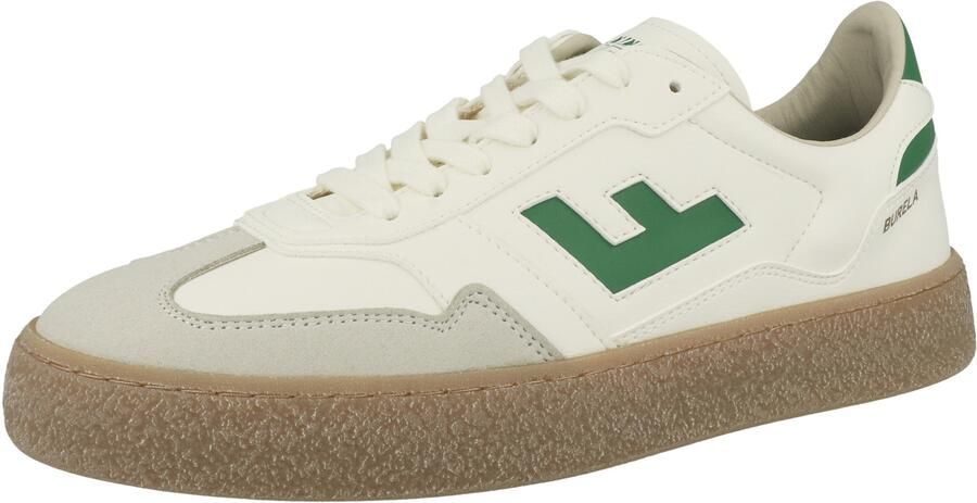 Flamingos' Life Sneakers laag 'Burela Bold' crème goud grijs groen