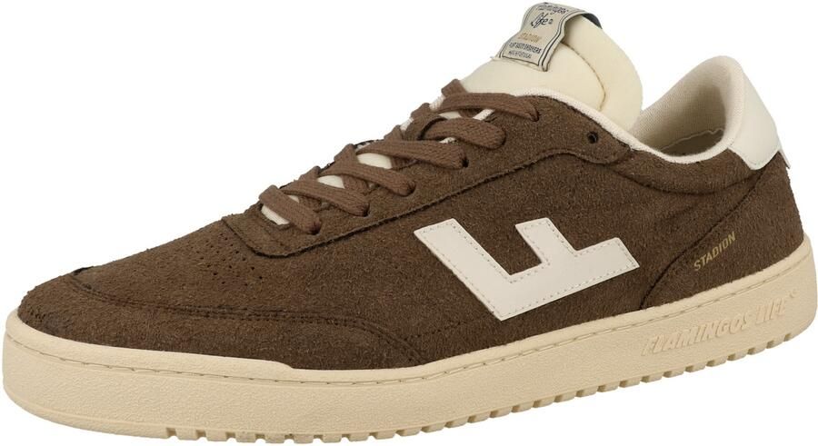 Flamingos' Life Sneakers laag 'Stadion' ecru bruin