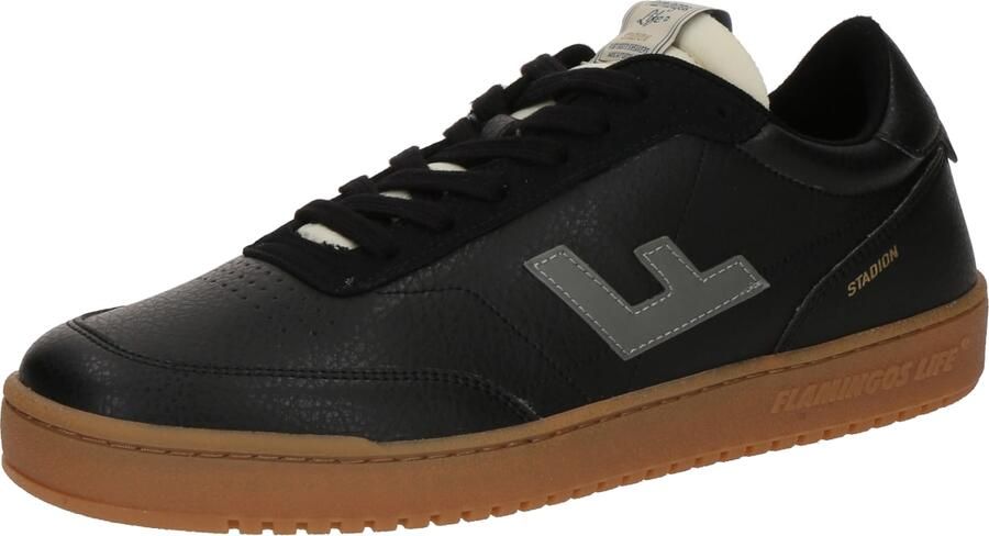 Flamingos' Life Sneakers laag 'Stadion' grijs zwart