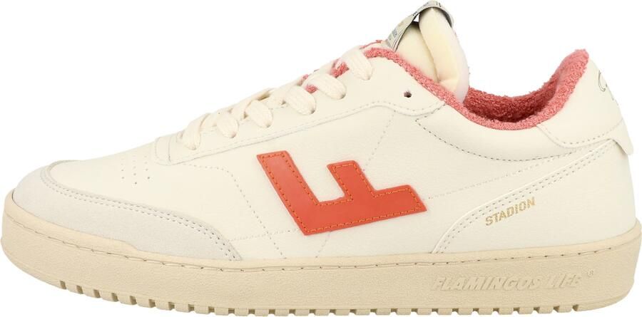 Flamingos' Life Sneakers laag 'Stadion' oranje wit - Foto 3