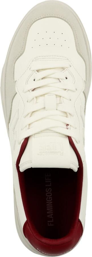 Flamingos' Life Sneakers laag 'Ventura' bordeaux wit parelwit - Foto 6