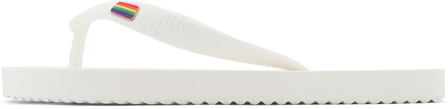 FLIP*FLOP Teenslipper groen oranjerood wit