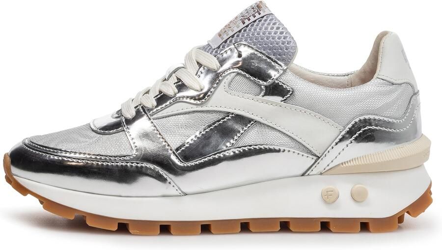Floris van Bommel Sneakers laag 'Blokki 07' zilver