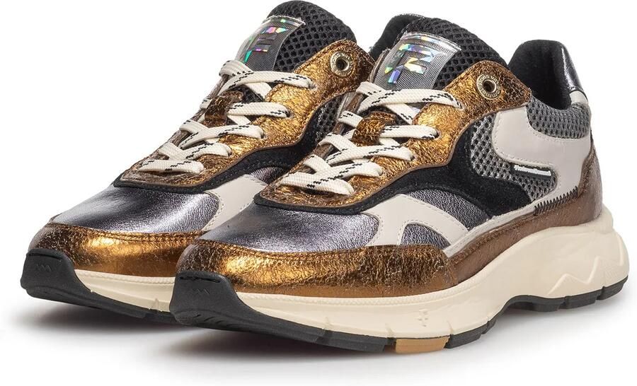 Floris van Bommel DAMES SNEAKERS BRUIN SFW-10133-92-01 DAYSI 03.09 BRONZ G - Foto 5