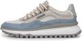 FLORIS VAN BOMMEL Lage Sneakers Heren Sfm-10248 De Gripper 43⅓ Textiel Grijs - Blauw