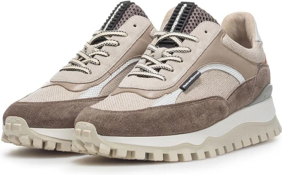 Floris van Bommel Sneakers laag 'DE GROMMER 05' bruin taupe wit - Foto 3