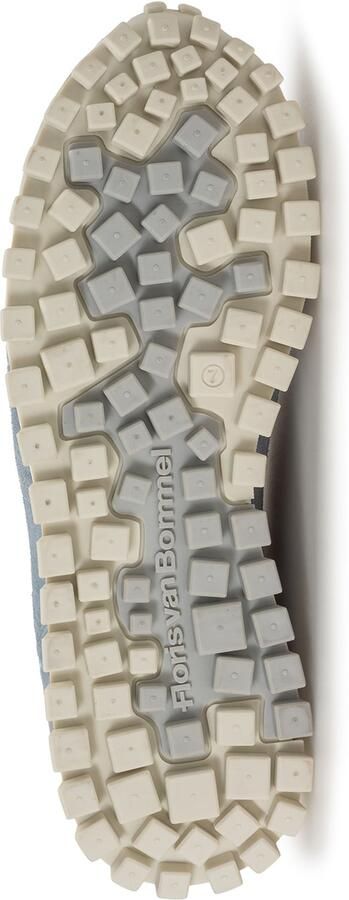 Floris van Bommel Sneakers laag 'De Grommer 05' lichtblauw bruin grijs wit - Foto 4
