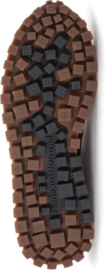 Floris van Bommel Sneakers laag 'De Grommer 05' lichtblauw donkerbruin grijs rookgrijs - Foto 9