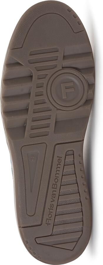 Floris van Bommel Sneakers laag 'De Kupster 05' grijs antraciet greige wit - Foto 4