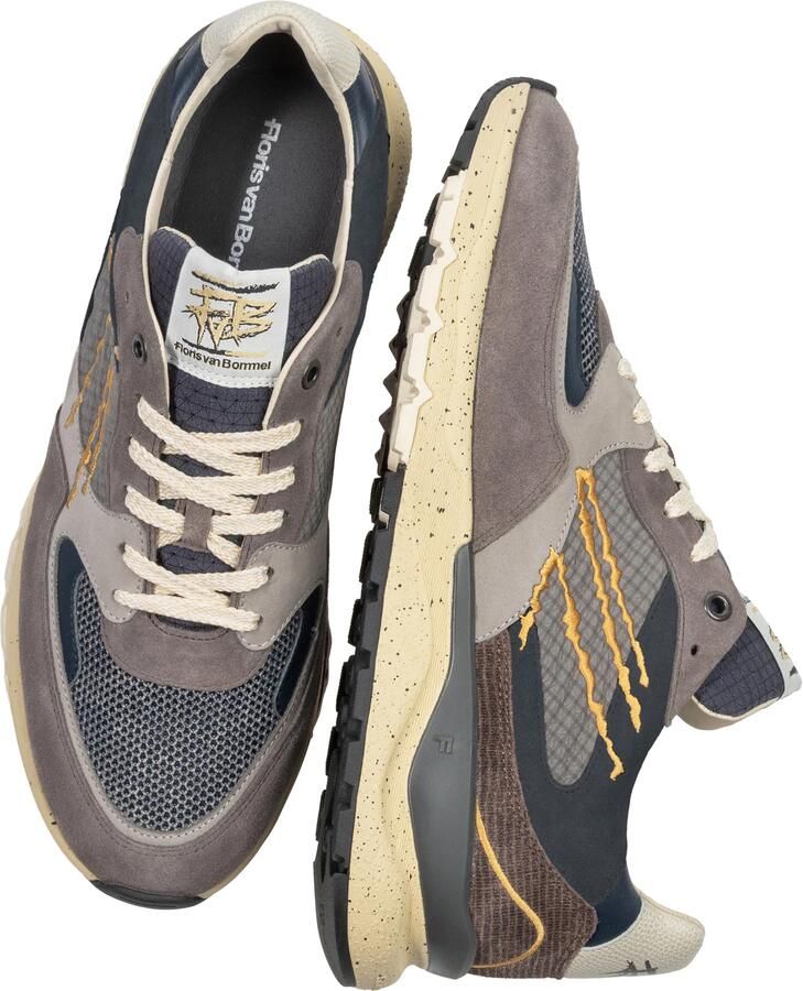 Floris van Bommel HEREN SNEAKERS GRIJS SFM-10243-31-01 DE TREENER 06.10-DARKGREY-G½ - Foto 10