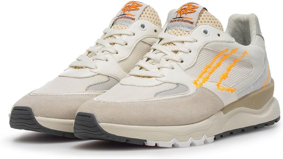 FLORIS VAN BOMMEL Lage Sneakers Heren Sfm-10243 De Treener 39⅓ Suède Beige - Foto 3