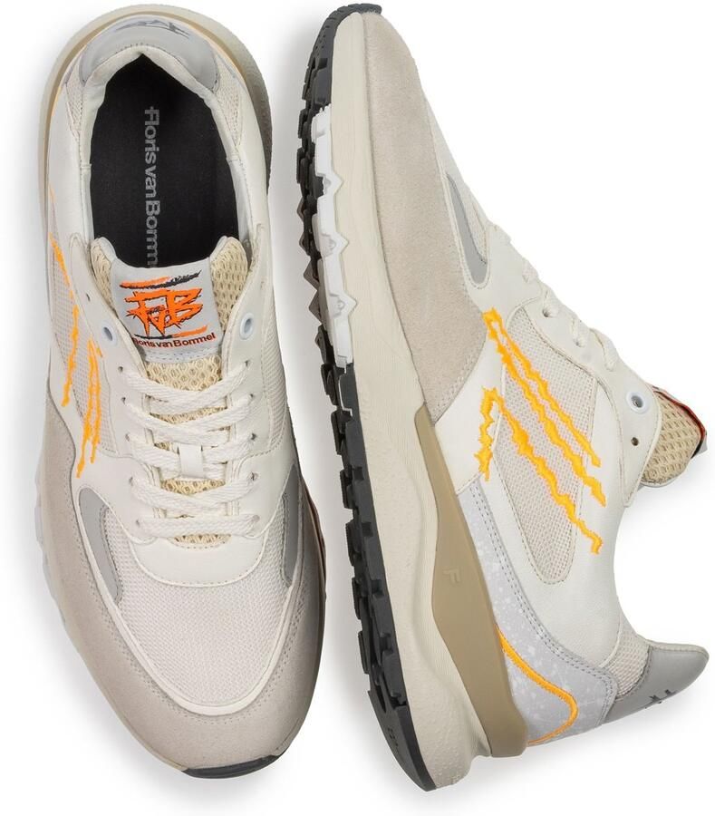 FLORIS VAN BOMMEL Lage Sneakers Heren Sfm-10243 De Treener 39⅓ Suède Beige - Foto 2