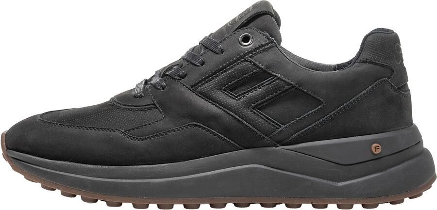 FLORIS VAN BOMMEL Lage Sneakers Heren Sfm-10269 De Trikker Nubuck Zwart - Foto 7