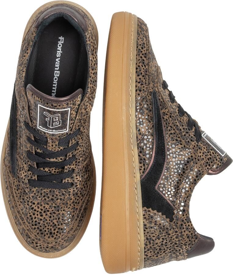 Floris van Bommel Sneakers laag 'Fygi 01' bruin zwart - Foto 2