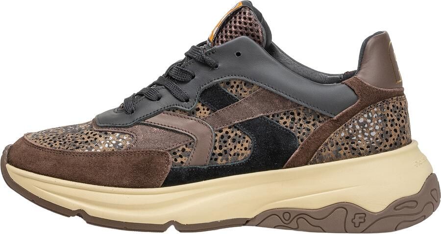 Floris van Bommel Sneakers laag 'Holli 01' bruin antraciet zwart - Foto 6