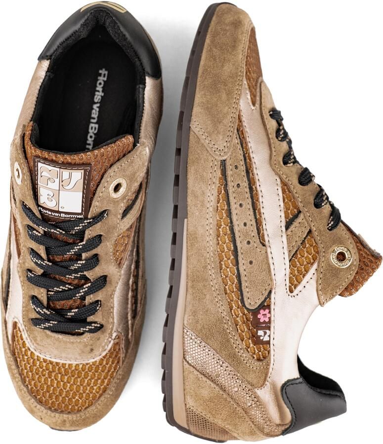 Floris van Bommel ILLVI 01.02 Lage sneakers Dames sneakers Wit beige - Foto 6