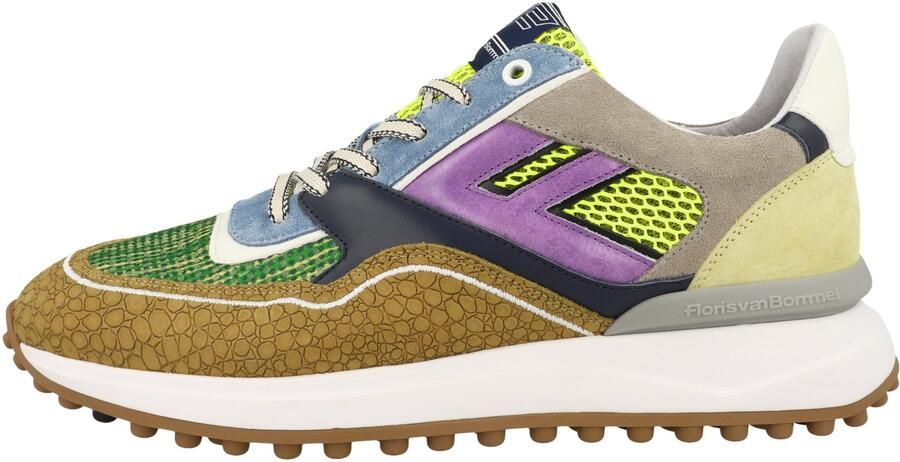 Floris van Bommel Sneakers laag 'Noppi 29.34' beige geel groen lila - Foto 3
