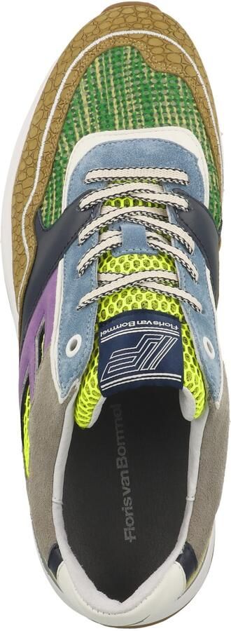 Floris van Bommel Sneakers laag 'Noppi 29.34' beige geel groen lila - Foto 6