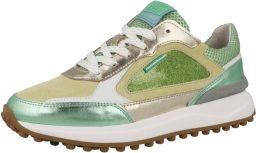 Floris van Bommel Sneakers laag 'Noppi 35.38' lichtgeel goud grijs lichtgroen