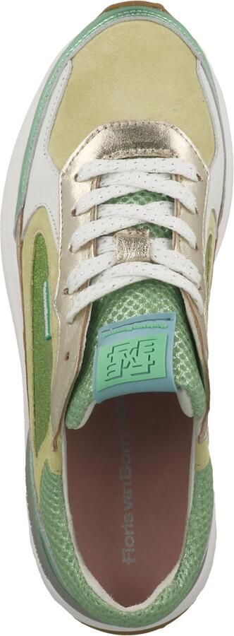 Floris van Bommel Sneakers laag 'Noppi 35.38' lichtgeel goud grijs lichtgroen - Foto 6