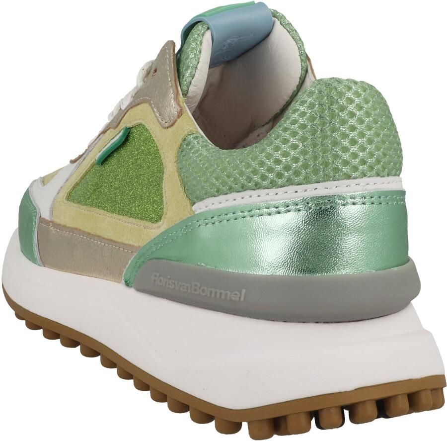 Floris van Bommel Sneakers laag 'Noppi 35.38' lichtgeel goud grijs lichtgroen - Foto 2