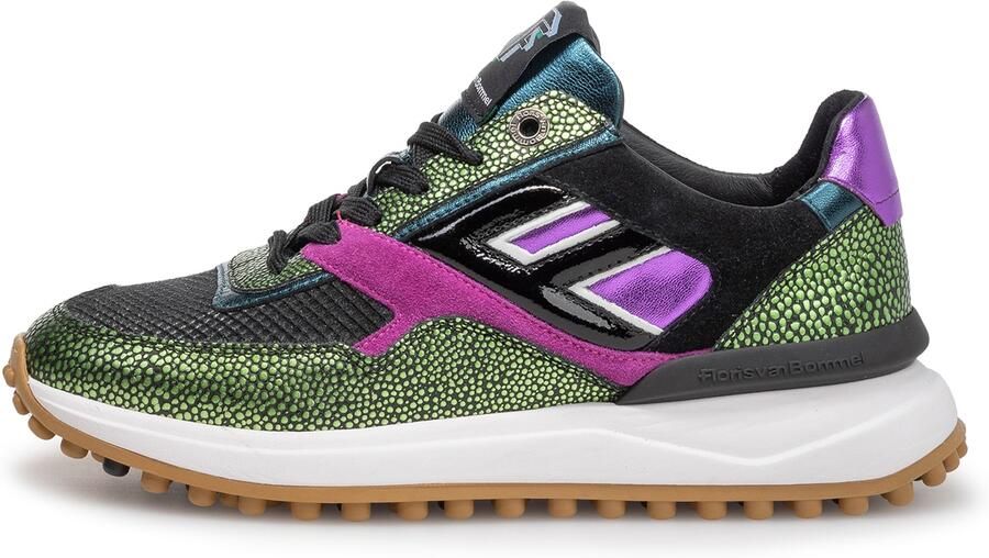 Floris van Bommel Sneakers laag 'Noppi 36' spar neonlila zwart - Foto 3