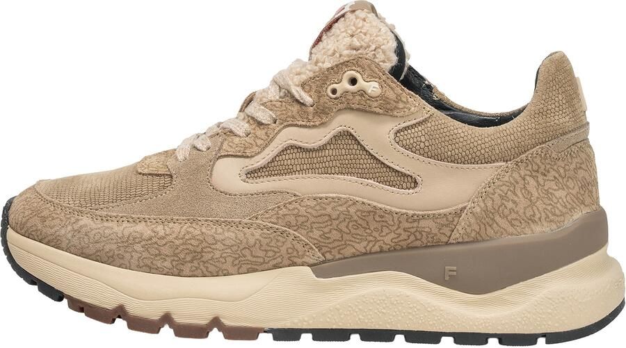 FLORIS VAN BOMMEL Lage Sneakers Dames Sfw-10163 Treni Suède Beige - Foto 7