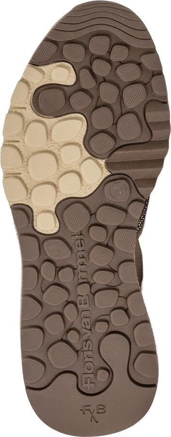 Floris van Bommel Sneakers laag 'Treni 02' lichtbeige donkerbeige goud zwart - Foto 14