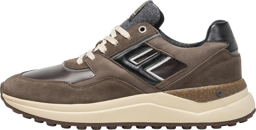 FLORIS VAN BOMMEL Lage Sneakers Heren Sfm-10236 De Tikker Textiel Bruin - Foto 13