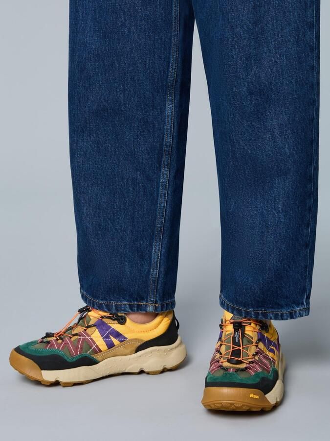 Flower Mountain Sneakers laag 'IWANO 2 UNI' bruin geel lila rood - Foto 4