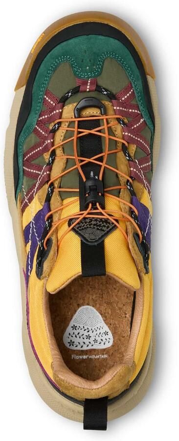 Flower Mountain Sneakers laag 'IWANO 2 UNI' bruin geel lila rood - Foto 6