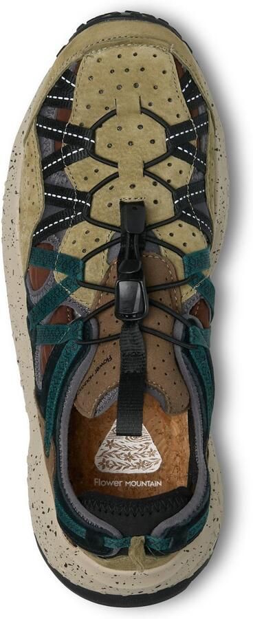 Flower Mountain Sneakers laag 'KAZANA FALL UNI' bruin grijs groen petrol zwart - Foto 5