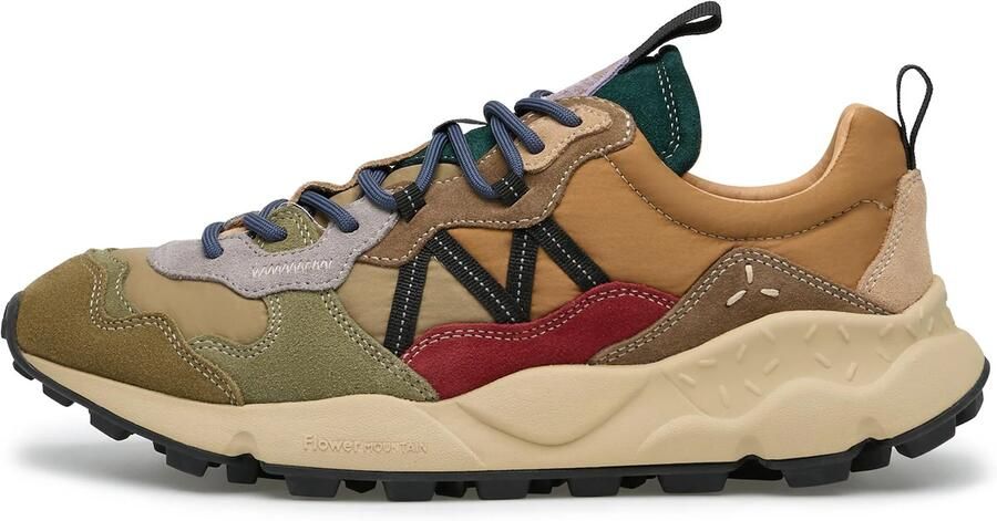 Flower Mountain Sneakers laag 'LENZAN MAN' groen
