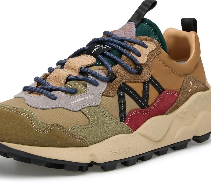 Flower Mountain Sneakers laag 'LENZAN MAN' groen - Foto 2