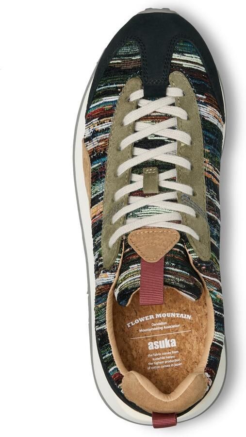 Flower Mountain Sneakers laag 'NEW ASUKA' groen - Foto 4