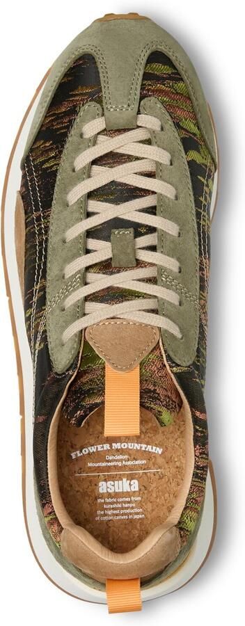 Flower Mountain Sneakers laag 'NEW ASUKA' groen - Foto 5
