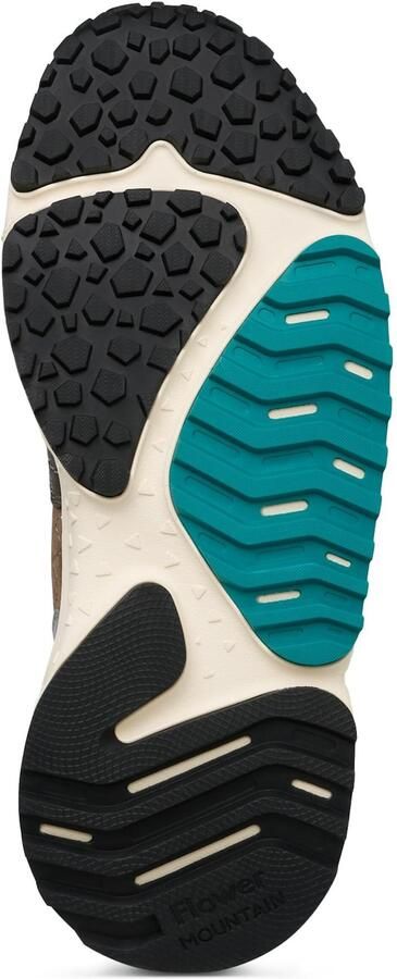 Flower mountain heren sneaker Solin suède en nylon bruin grijs - Foto 7