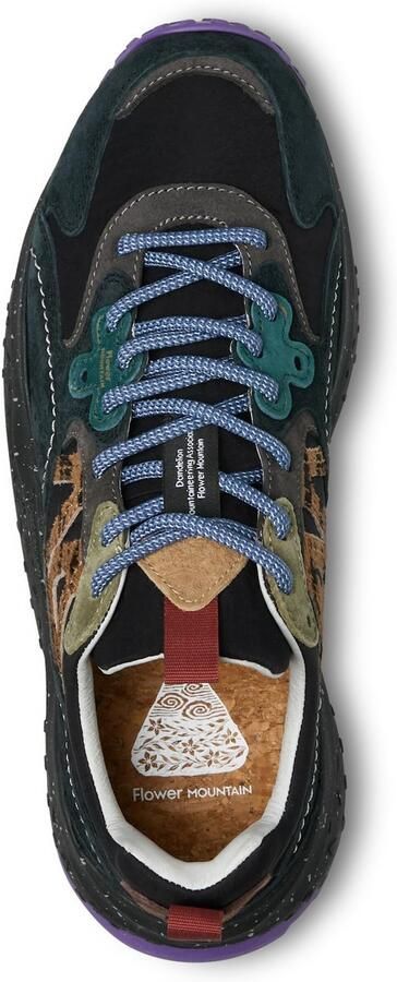 Flower Mountain Sneakers laag 'SOLIN UNI' zwart - Foto 5