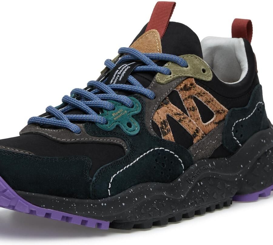 Flower Mountain Sneakers laag 'SOLIN UNI' zwart - Foto 2