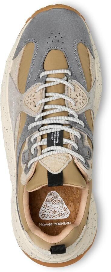 Flower Mountain Sneakers laag 'WAVE MAN' cognac