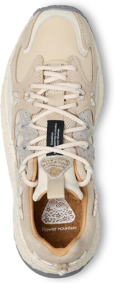 Flower Mountain Sneakers laag 'YAMABUSHI UNI' beige - Foto 4